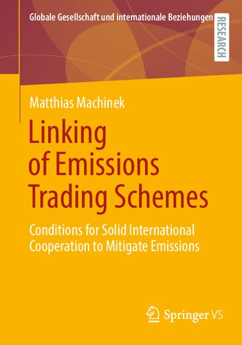 Linking Of Emissions Trading Schemes Matthias Machinek