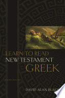 Learn To Read New Testament Greek Third Black David Alan