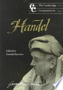Camb Companion To Handel Cambridge Companions To Music 1st Edition Burrows