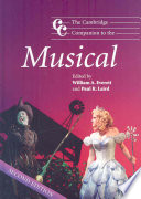 The Cambridge Companion To The Musical Cambridge Companions To Music 2nd Edition William A Everett
