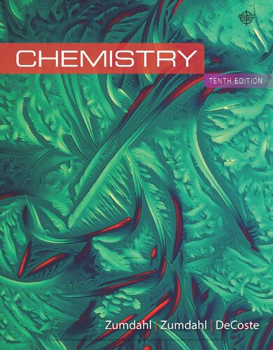 Chemistry Looseleaf Version 10th Edition Steven S Zumdahl