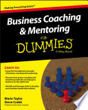 Business Coaching And Mentoring For Dummies 1st Edition Taylor