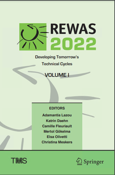 Rewas 2022 Developing Tomorrows Technical Cycles Volume 1 Adamantia Lazou