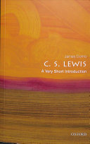 C S Lewis A Very Short Introduction Illustrated James Como