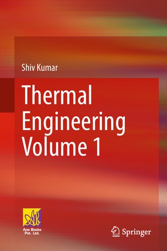 Thermal Engineering Volume 1 2nd Ed 2021 Kumar Shiv