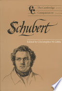 Camb Companion To Schubert Cambridge Companions To Music 1st Edition Gibbs