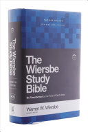 Nkjv Wiersbe Study Bible Hardcover Red Letter Comfort Print Be Transformed By The Power Of Gods Word Thomas Nelson