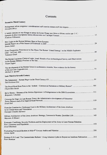 The Late Roman Army In The Near East From Diocletian To The Arab Conquest Proceedings Of A Colloquium Held At Potenza Acerenza And Matera Italy May 2005 Ariel S Lewin