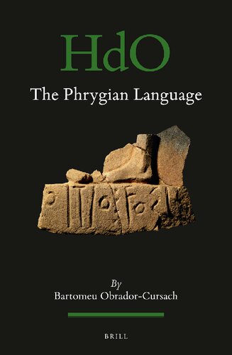 The Phrygian Language Bartomeu Obradorcursach