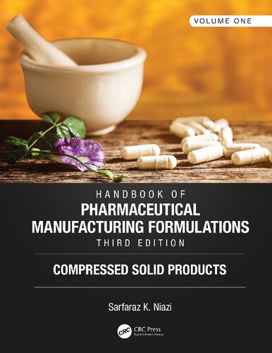Handbook Of Pharmaceutical Manufacturing Formulations Full 6 Volume 3rd Edition Sarfaraz K Niazi