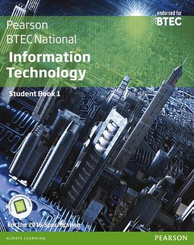 Btec Nationals Information Technology Student Book Activebook For The 2016 Specifications 1st Edition Jenny Phillips