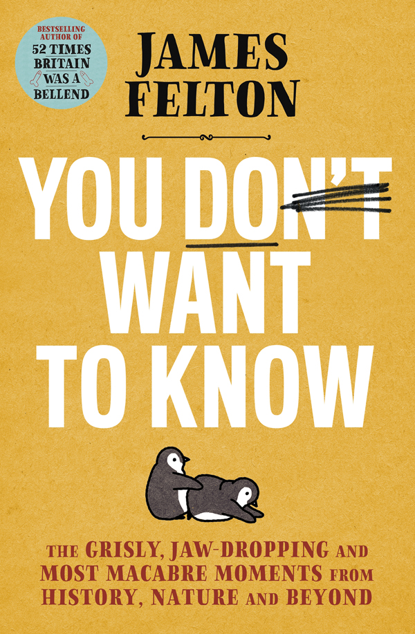 You Dont Want To Know The Grisly Jawdropping And Most Macabre Moments From History Nature And Beyond James Felton
