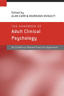 The Handbook Of Adult Clinical Psychology An Evidence Based Practice Approach 1st Edition Alan Carr