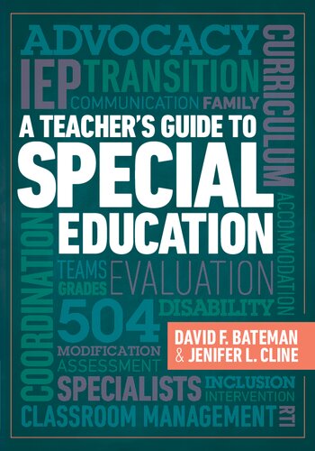 A Teachers Guide To Special Education A Teachers Guide To Special Education David F Bateman