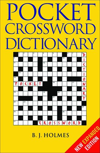 Pocket Crossword Dictionary B J Holmes