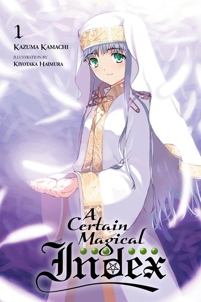 A Certain Magical Index Vol 1 Kazuma Kamachi Kiyotaka Haimura Illustrator
