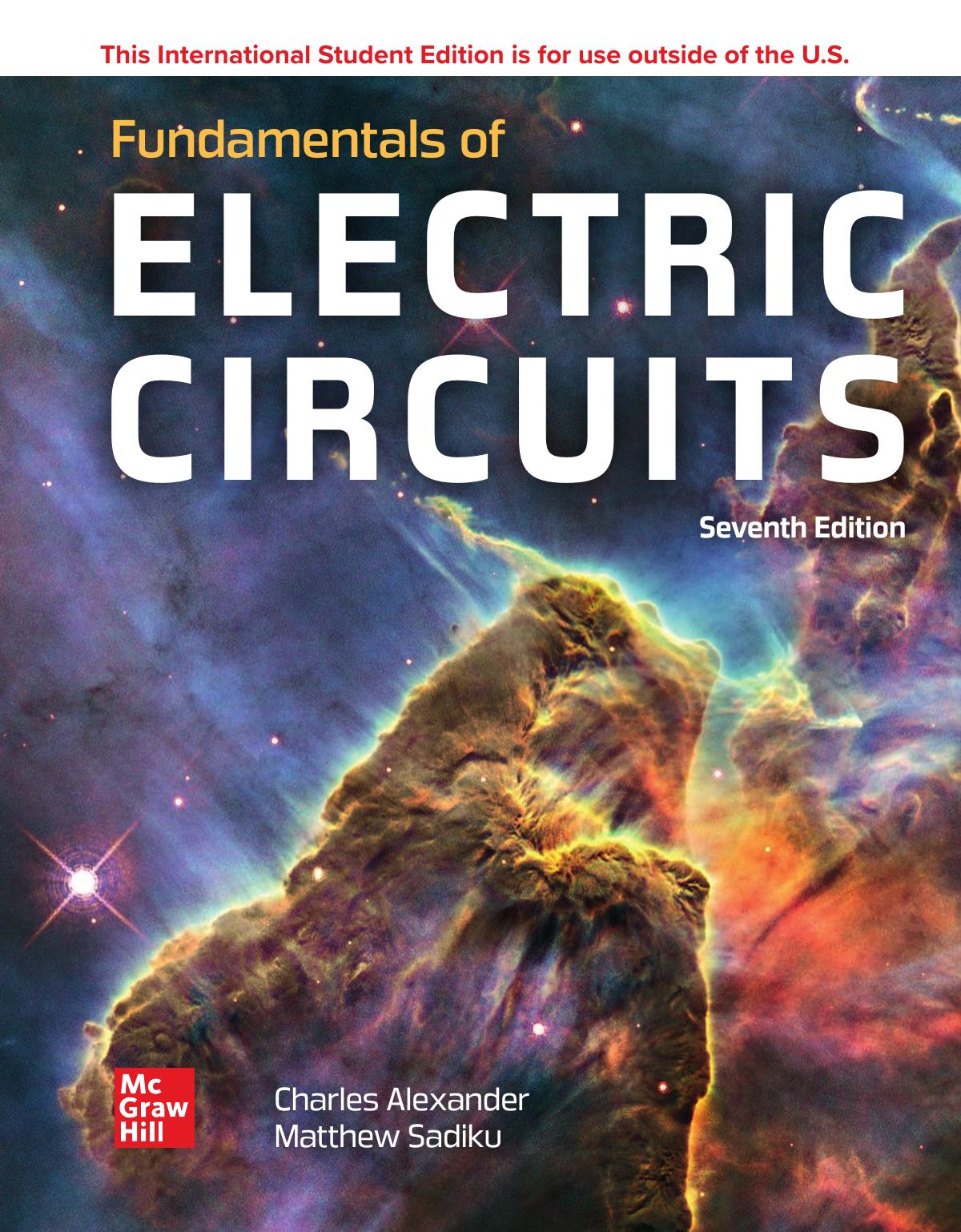 Fundamentals Of Electric Circuits 7th Ed 7th Edition Charles K Alexander Matthew N O Sadiku