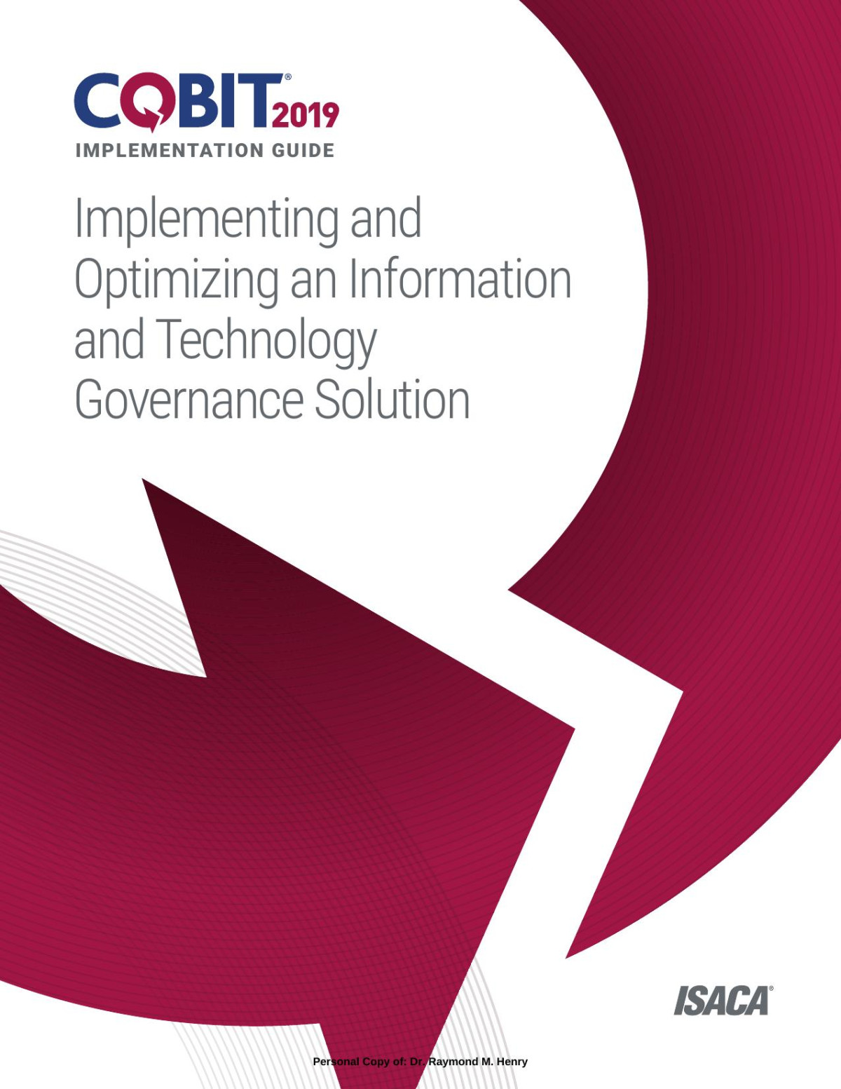Cobit 2019 Implementation Guide Isaca