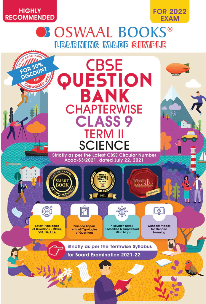Oswaal Cbse Question Bank Chapterwise For Termii Class 9 Science For 2022 Exam 2021th Edition Oswaal Editorial Board