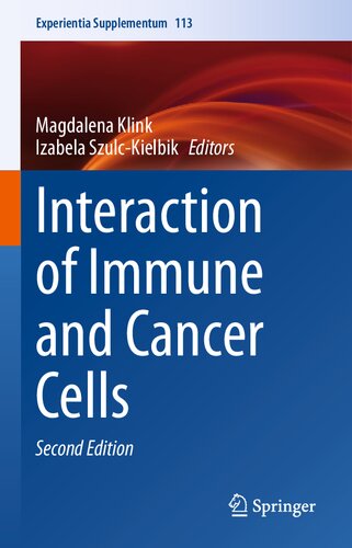 Interaction Of Immune And Cancer Cells Magdalena Klink Izabela Szulckielbik