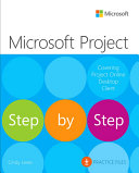 Microsoft Project Step By Step Covering Project Online Desktop Client 1st Edition Microsoft