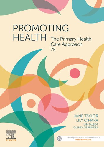 Promoting Health The Primary Health Care Approach 7th Edition Jane Taylor