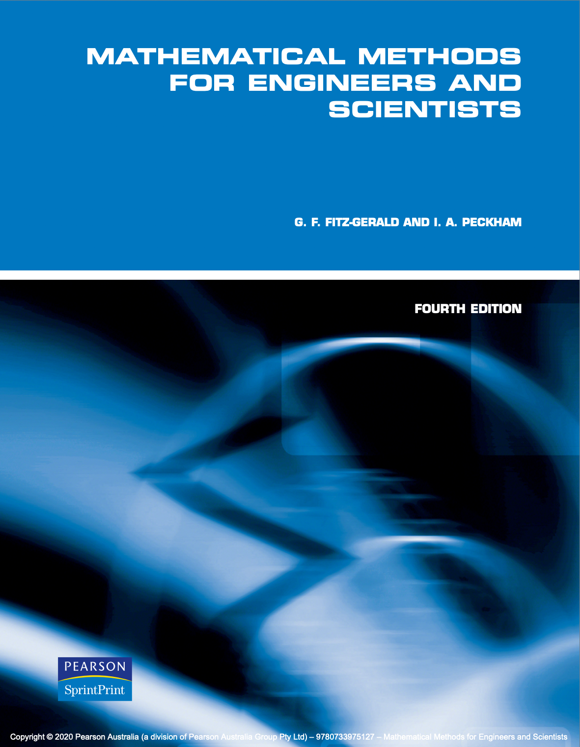 Mathematical Methods For Engineers And Scientists Custom Edition Ebook 4th Edition G Fitzgerald