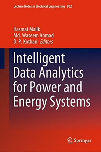 Intelligent Data Analytics For Power And Energy Systems Hasmat Malik