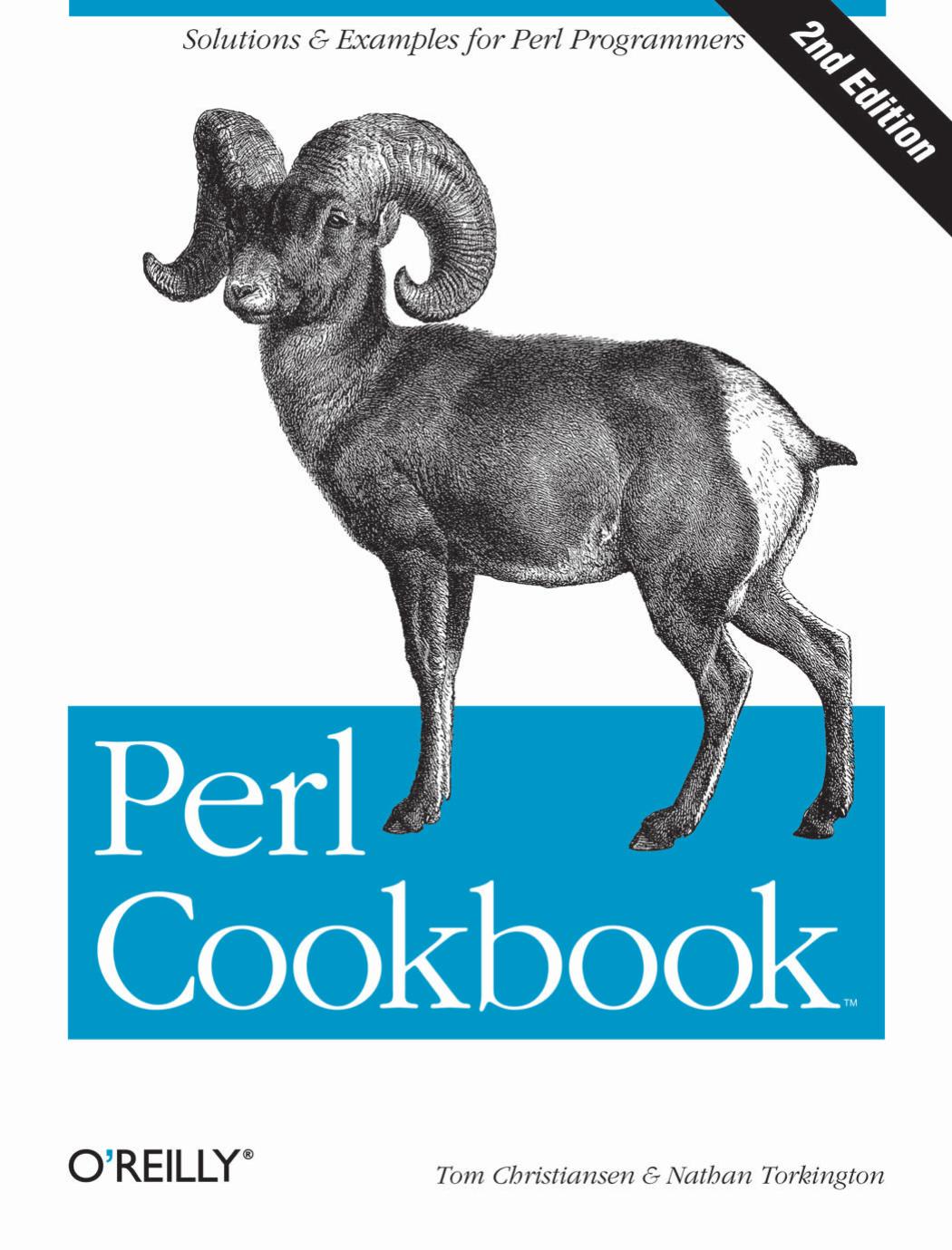 Perl Cookbook 2nd Edition Tom Christiansen Nathan Torkington