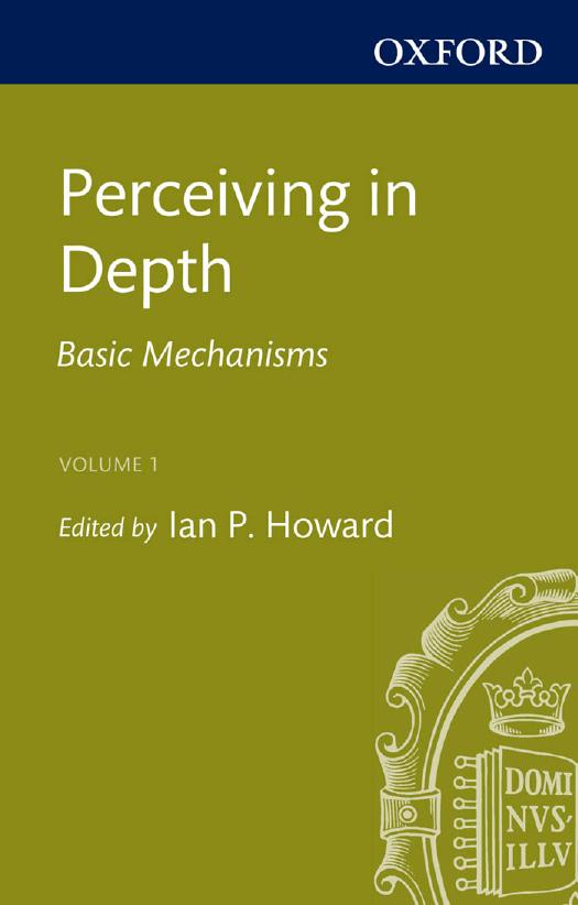 Perceiving In Depth Volume 1 Basic Mechanisms Ian P Howard