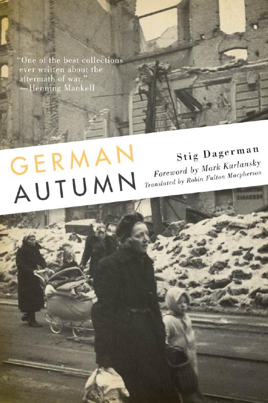 German Autumn 1st Edition Stig Dagerman