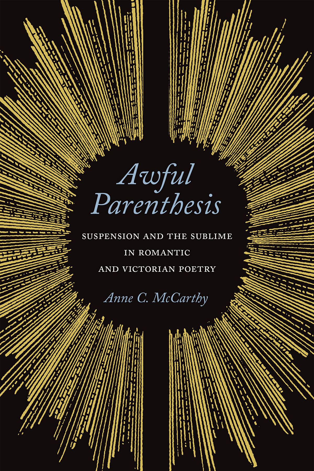 Awful Parenthesis Suspension And The Sublime In Romantic And Victorian Poetry Anne C Mccarthy