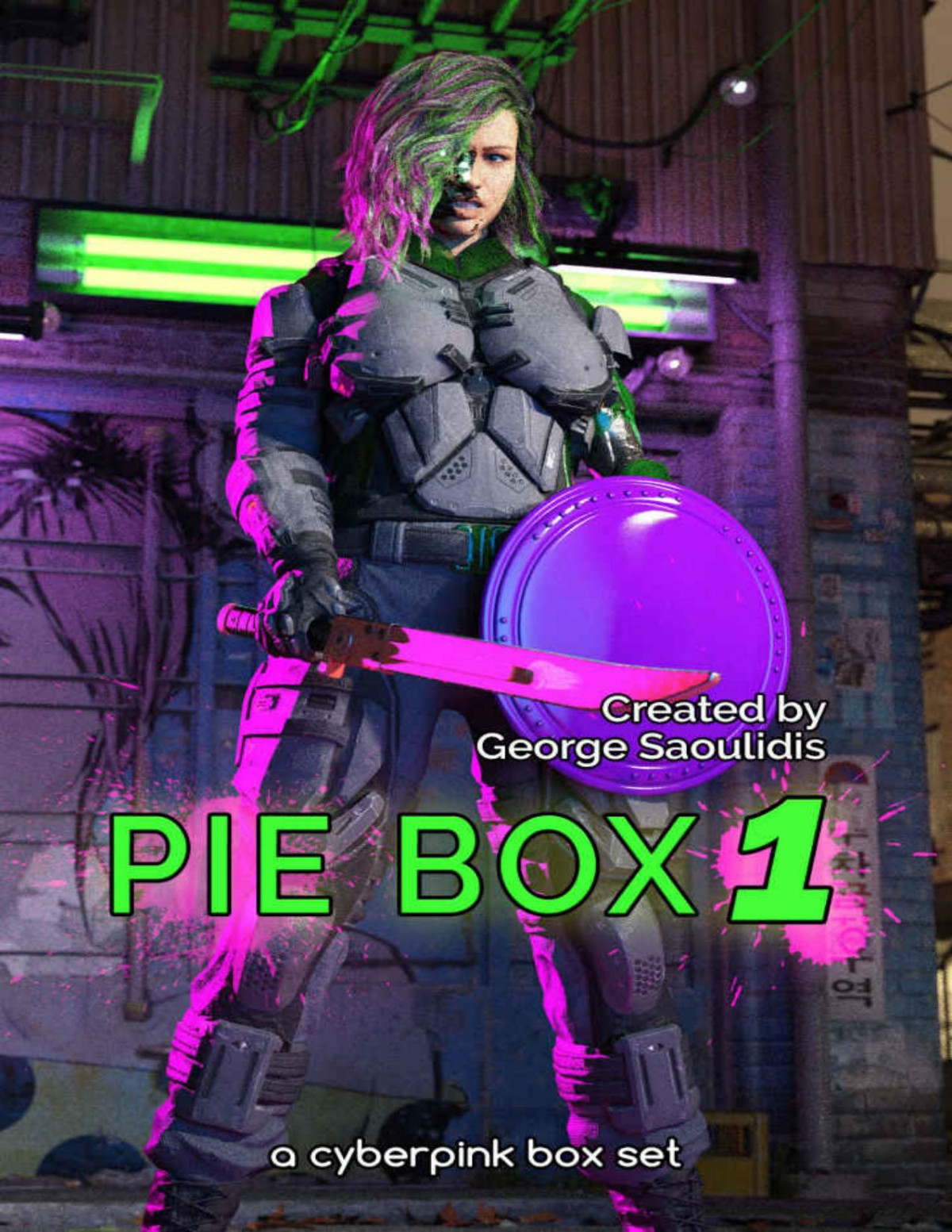 Pie Box 1 Cyberpink George Saoulidis