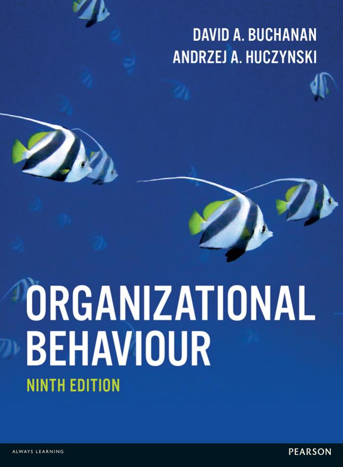 Organizational Behaviour 8th Edition Huczynski Andrzej A Buchanan