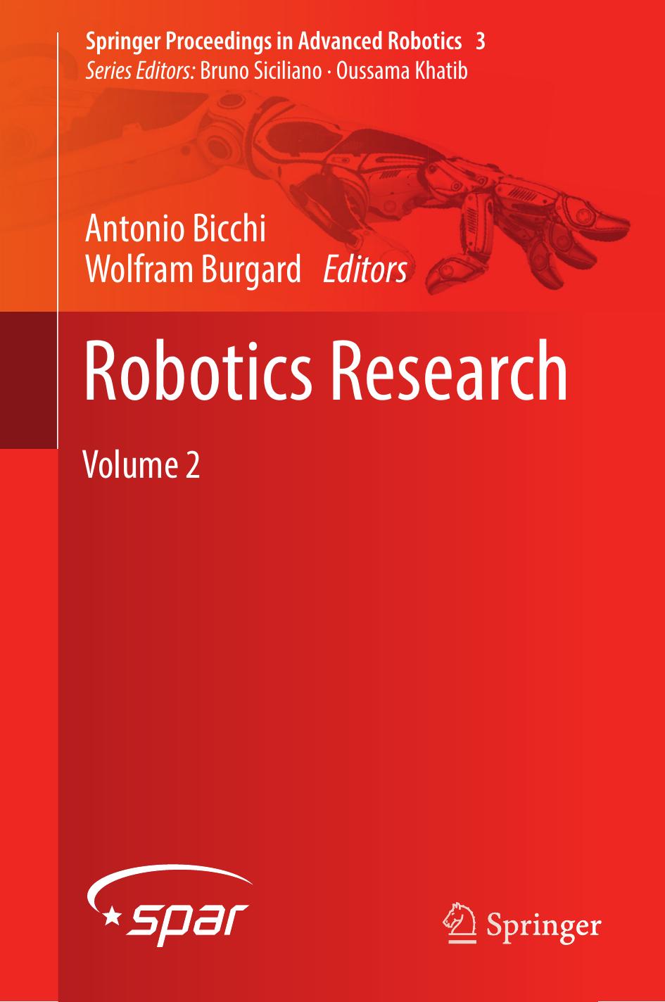 Robotics Research Antonio Bicchi Wolfram Burgard