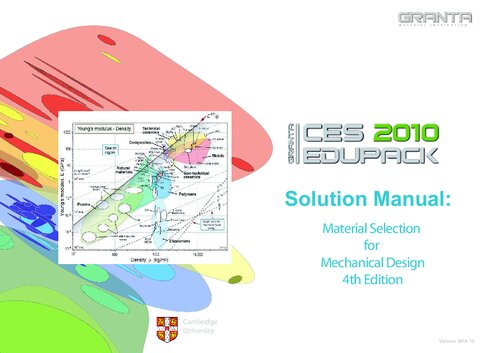 Material Selection For Mechanical Design 4th Edition Suganth V