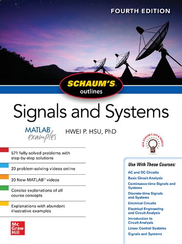 Schaums Outline Of Signals And Systems 4th Edition 4th Edition Hwei P Hsu