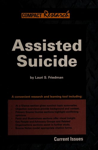Assisted Suicide Lauri S Friedman