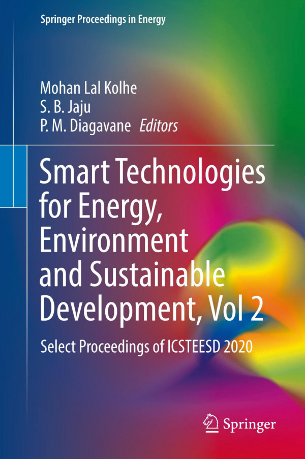 Smart Technologies For Energy Environment And Sustainable Development Vol 2 Mohan Lal Kolhe