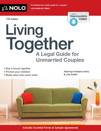 Living Together A Legal Guide For Unmarried Couples 17th Frederick Hertz
