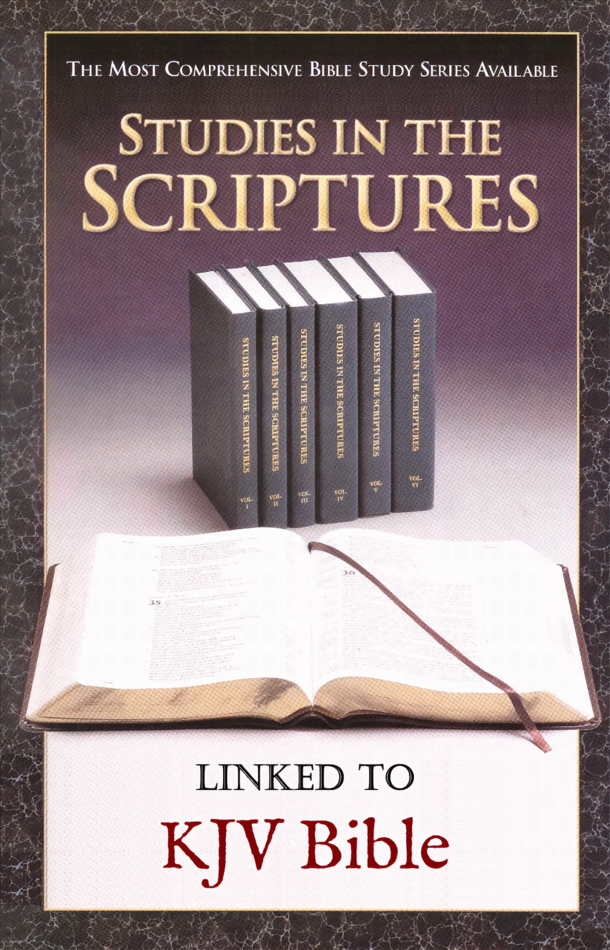 Studies In The Scriptures With Kjv Bible 6 Volumes Charles Taze Russell