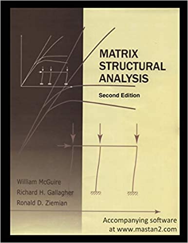 Matrix Structural Analysis Second Edition 2nd Edition William Mcguire