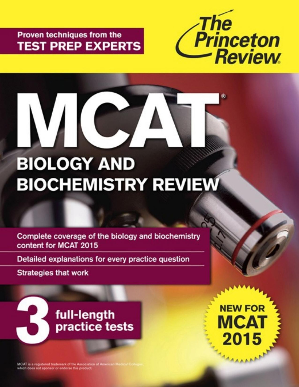 Mcat Biology And Biochemistry Review New For Mcat 2015 Princeton Review