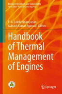 Handbook Of Thermal Management Of Engines P A Lakshminarayanan