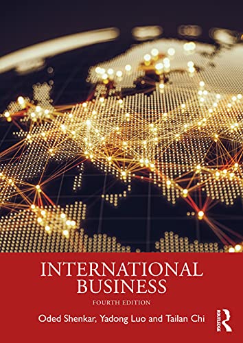 International Business 4th Edition Oded Shenkar Yadong Luo Tailan Chi