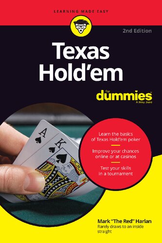 Texas Holdem For Dummies 2nd Edition 2nd Mark Harlan