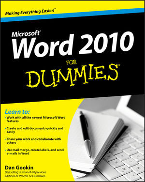 Word 2010 For Dummies 1st Gookin Dan
