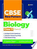 Cbse New Pattern Biology Class 11 For 202122 Exam Mcqs Based Book For Term 1 Sanubia Salim
