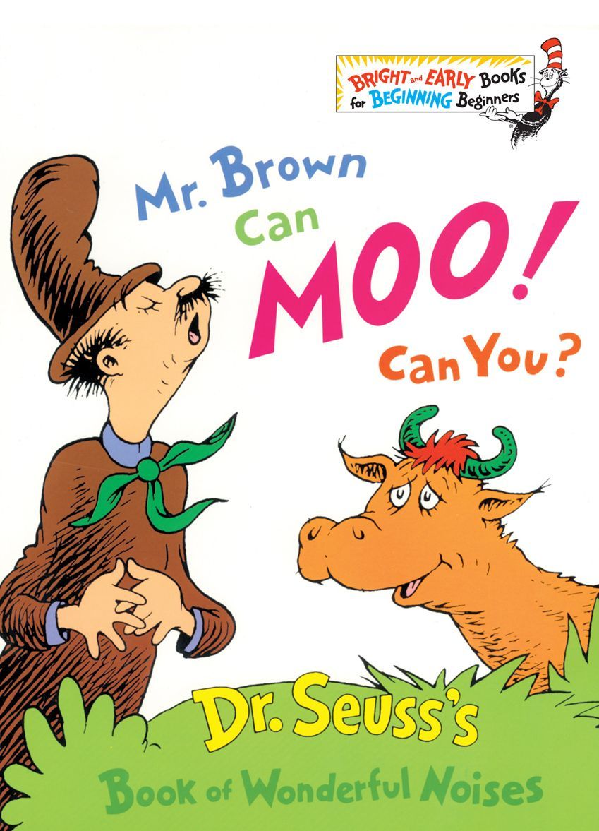 Mr Brown Can Moo Can You Bright Early Books Dr Seuss