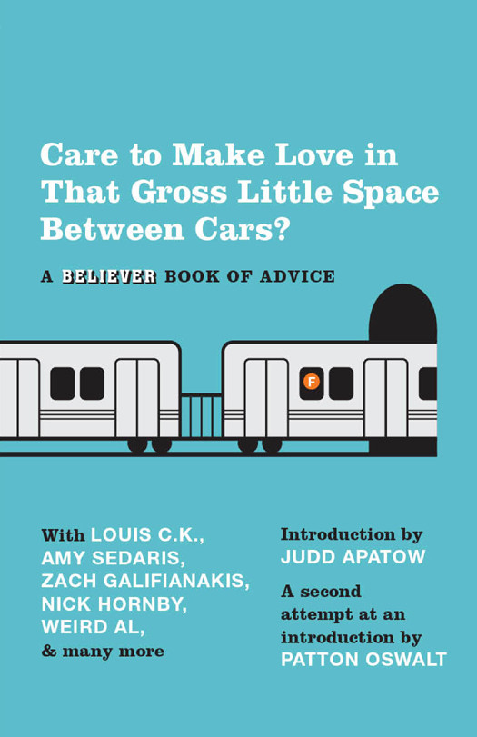 Care To Make Love In That Gross Little Space Between Cars The Believer